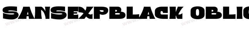SansExpBlack Oblique字体转换 SansExpBlack Oblique字体转换